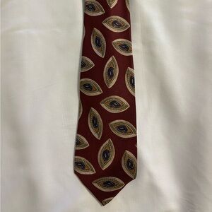 Robert Talbott Burgundy Tie with Paisley Design